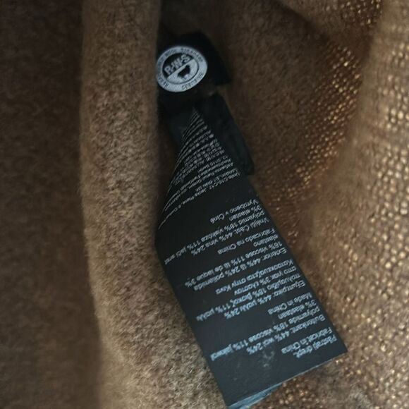 All Saints Dress Two in One Tierny Roll Neck Sweater Slip Midi Brown Camel Med - Picture 8 of 13